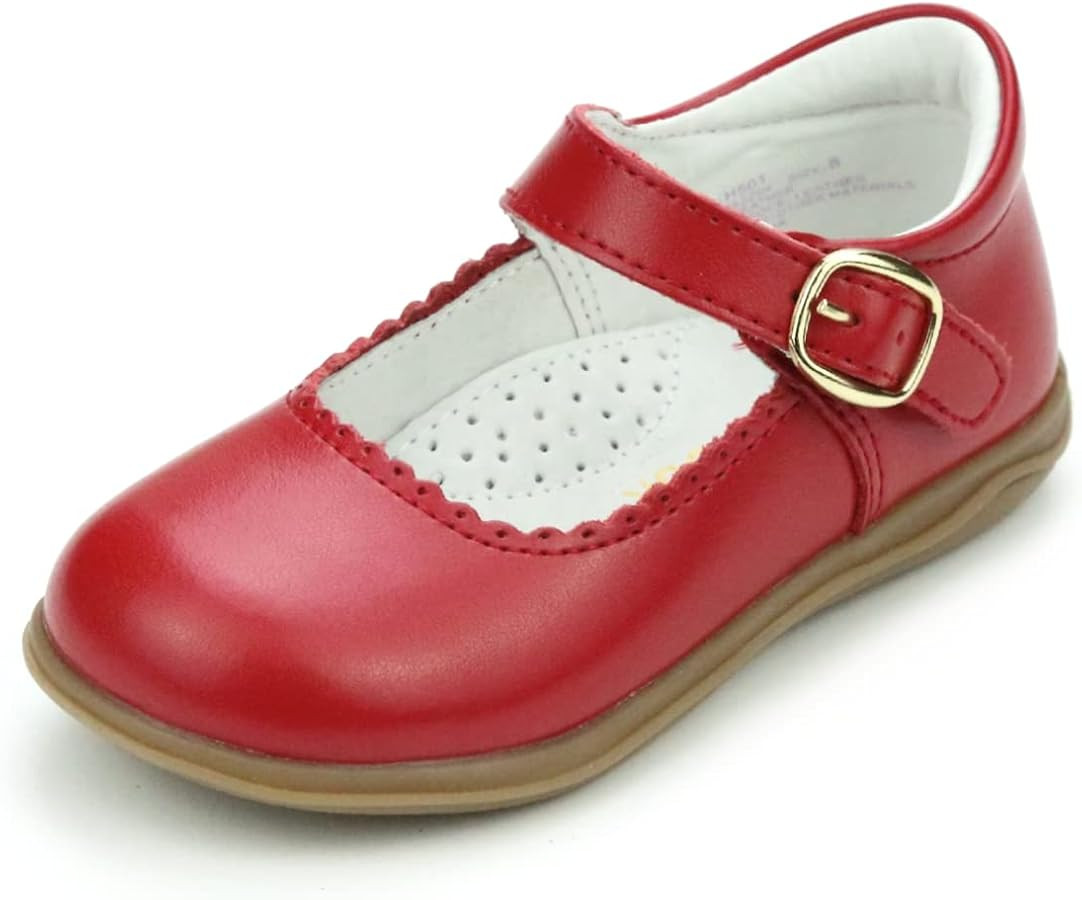 Chloe Classic Scalloped Leather Mary Jane (Toddler) | Amazon (US)