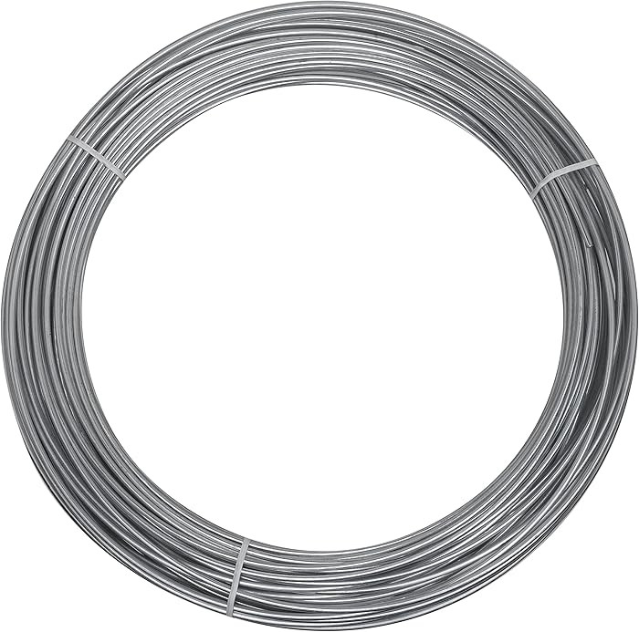 National Hardware Galvanized Steel Wire, 12 Gauge x 100 Ft, Heavy Duty Wire Mesh for Chicken Coop... | Amazon (US)