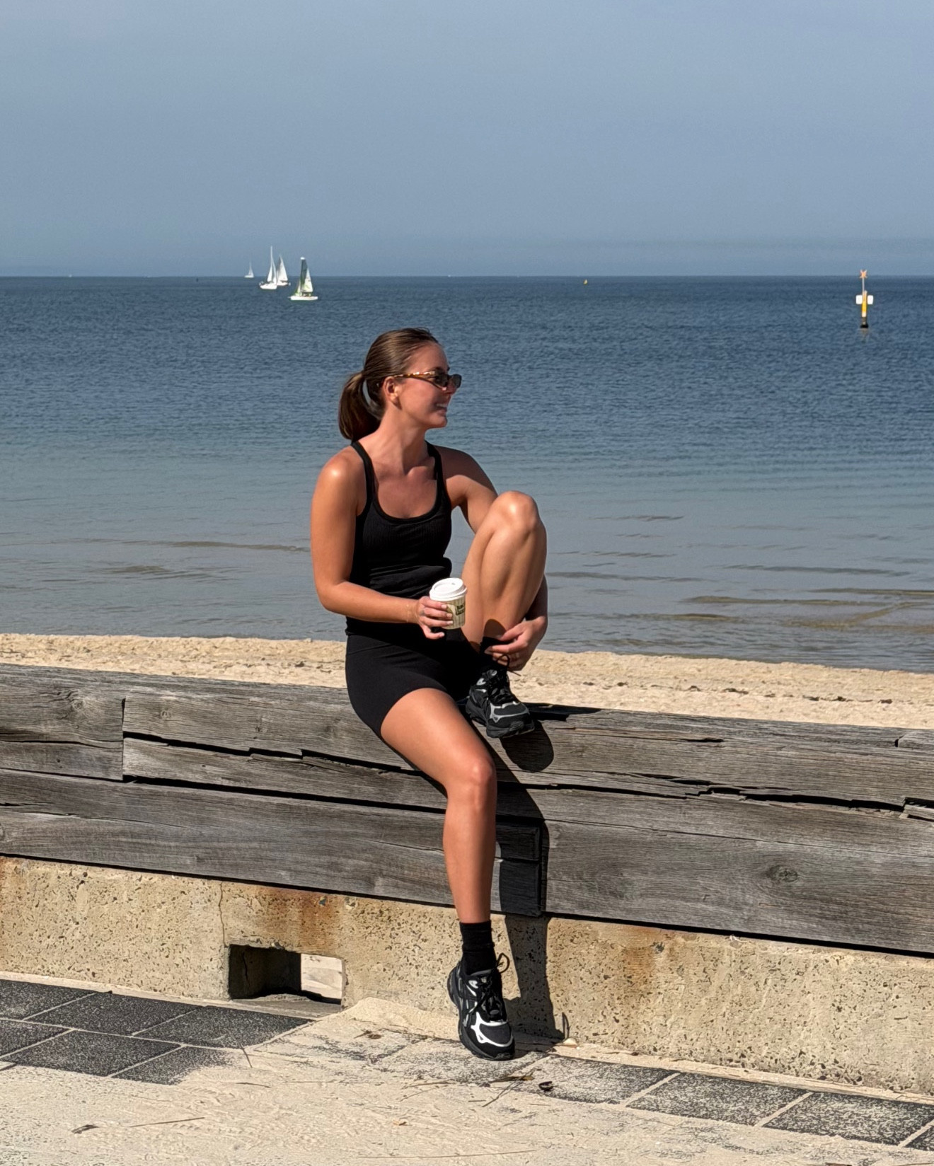 New sneakers - weekend attire 🕶️🖤