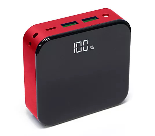 Limitless MightyBoost 10,000mAh Power Bank with LED Light & Cables - QVC.com | QVC