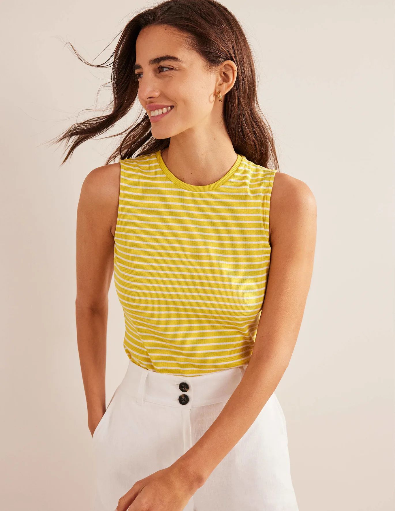 Stripe Rib Tank | Boden (US)