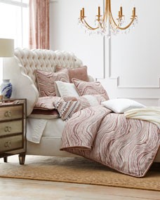 Geod Standard Sham with Velvet Piping | Horchow