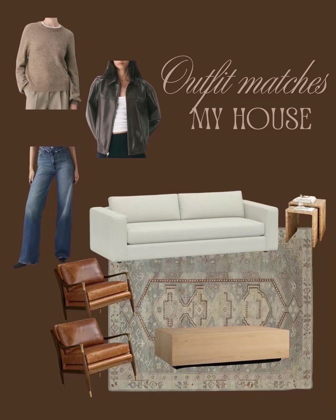 Matching my outfit to my house 

#LTKootd #LTKHome #LTKgrwm