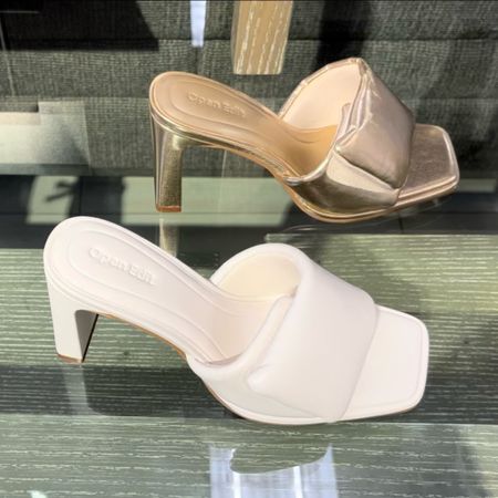 This white puffy heeled slide caught my eye.

#LTKShoeCrush #LTKSaleAlert #LTKFindsUnder50
