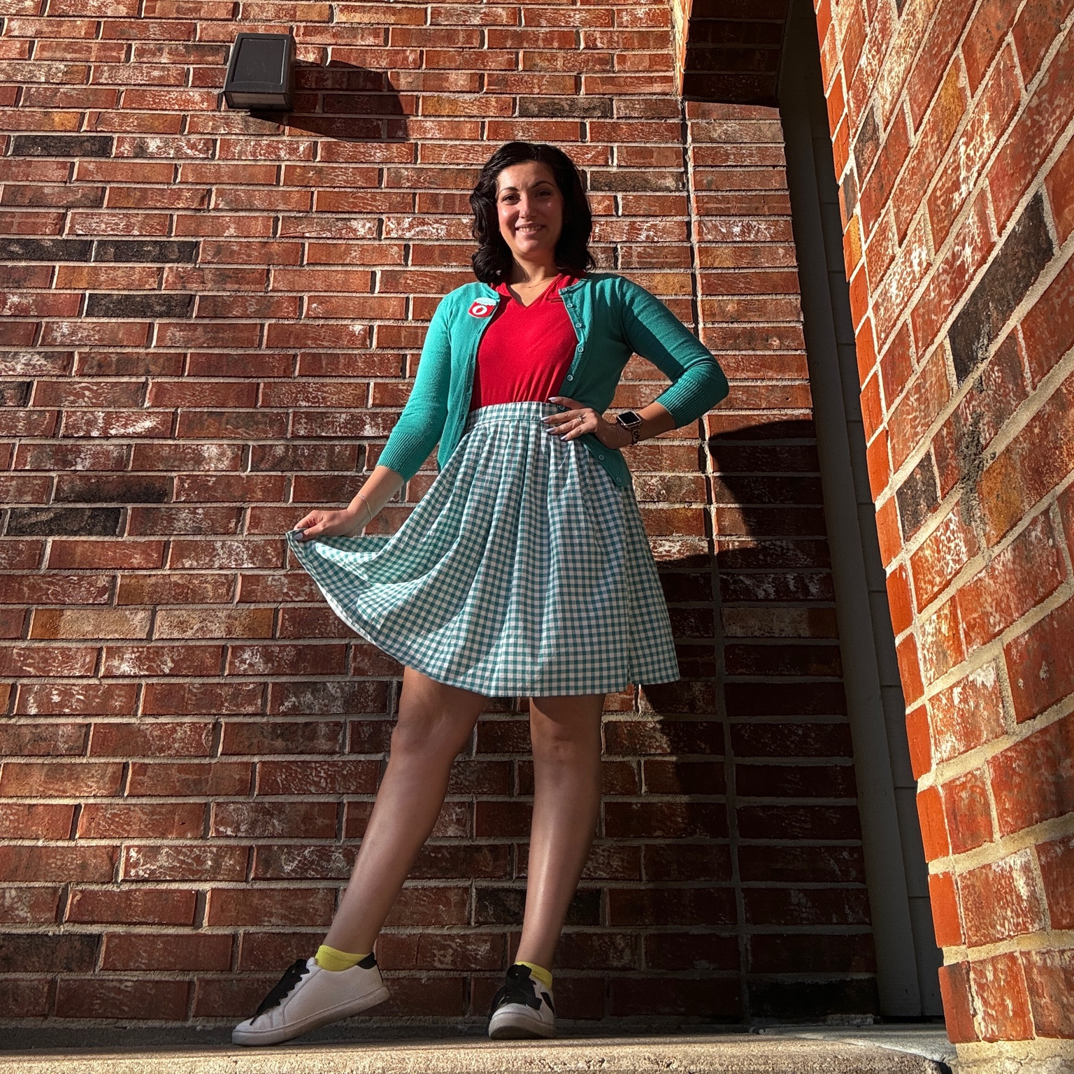 👗🍒Red and teal, the perfect pinup color combo! 💃🏻

Mix and match these vibrant hues surprisingly easily. While this isn't the exact skirt shown, it's versatile enough to go with even more outfits. 

Embrace the retro charm and create endless style possibilities with this timeless color combination. 💋👗 

#PinupStyle #RedAndTeal #MixAndMatch #VintageVibes #vintagestyle #vintagefashion #vintageLTK #pinupstyle #pinupfashion #amazonfashion

#LTKSeasonal #LTKfindsunder50