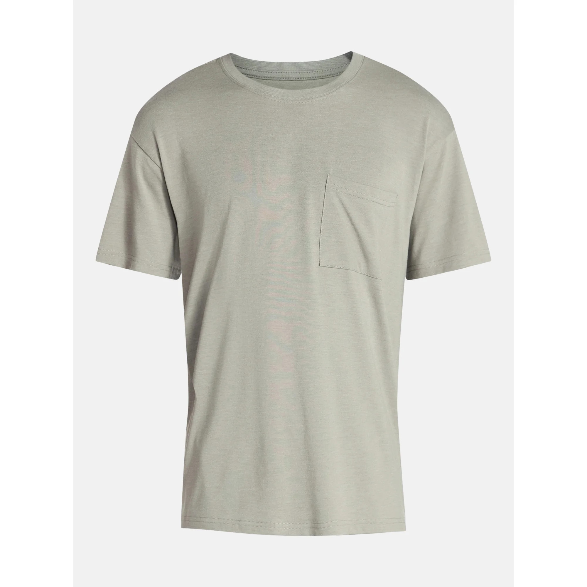 Athletic Works Men's and Big Men's Tri Blend Pocket Tee, Sizes XS-4XL | Walmart (US)