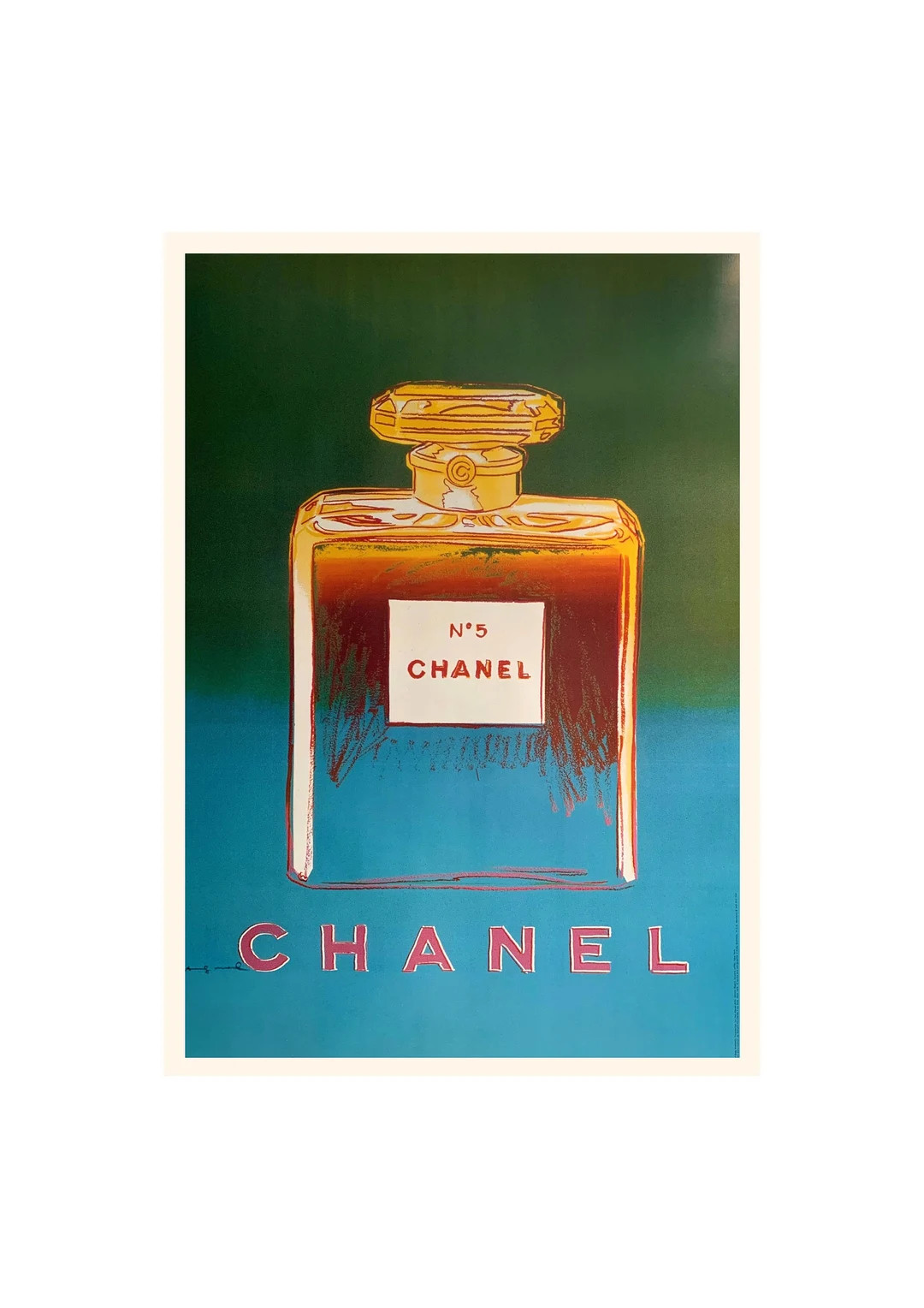 Vintage Perfume Pop Wall Art Poster Print by Andy Warhol, Framed / Unframed | Etsy (US)