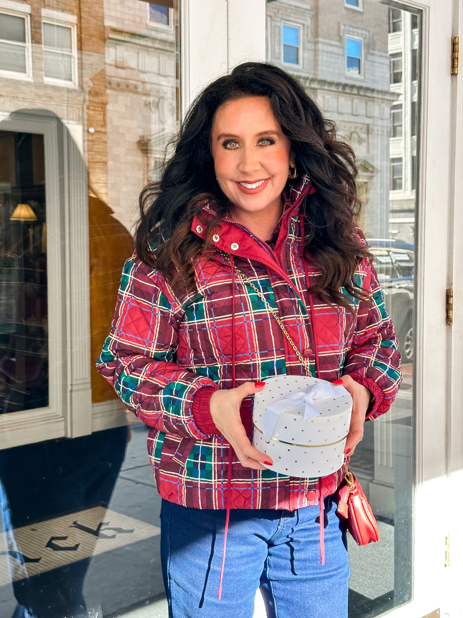 s finally Black Friday! Who are you treating today? Don't forget to stock up on must-haves for holiday parties and get-togethers! @ivycityco has amazing unique finds like this gorgeous burgundy plaid jacket, ideal for a day of shopping or brunch with friends. This plaid jacket brings a classy seasonal vibe to any outfit, making holiday style effortless!

#LTKCyberWeek #LTKHoliday #LTKFindsUnder50