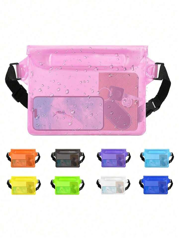 1pc Large Capacity Waterproof Phone Pocket, Triple-Layer Sealed Touch Screen Waterproof Phone Wai... | SHEIN