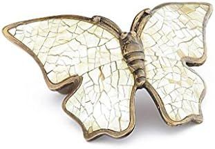 Schaub & Company 891-PAR Art Designs Paris Brass Pull White Mother of Pearl Butterfly (Wings In) ... | Amazon (US)