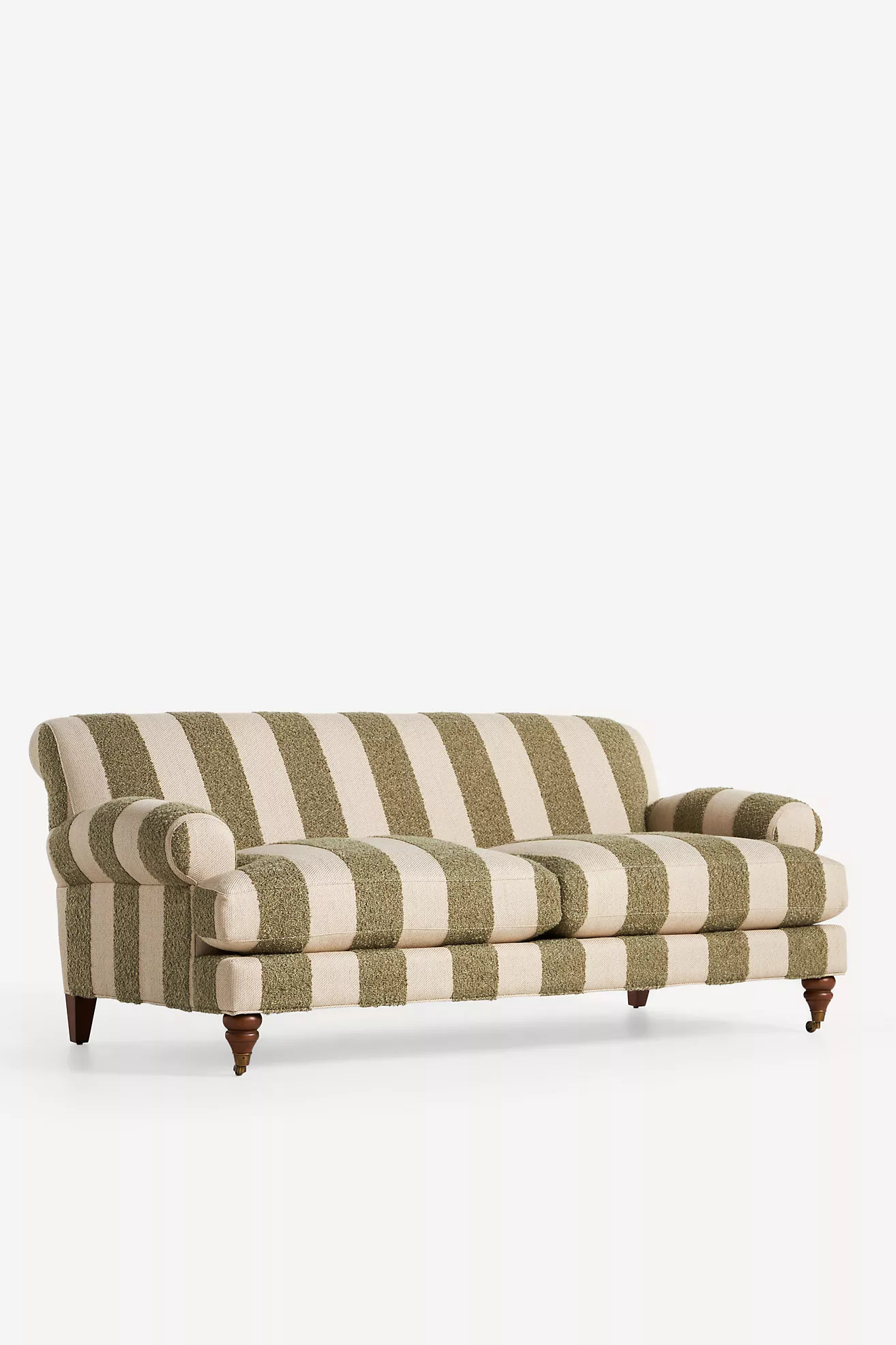 Cecilia Willoughby Bouclé Two-Cushion Sofa | Anthropologie (US)