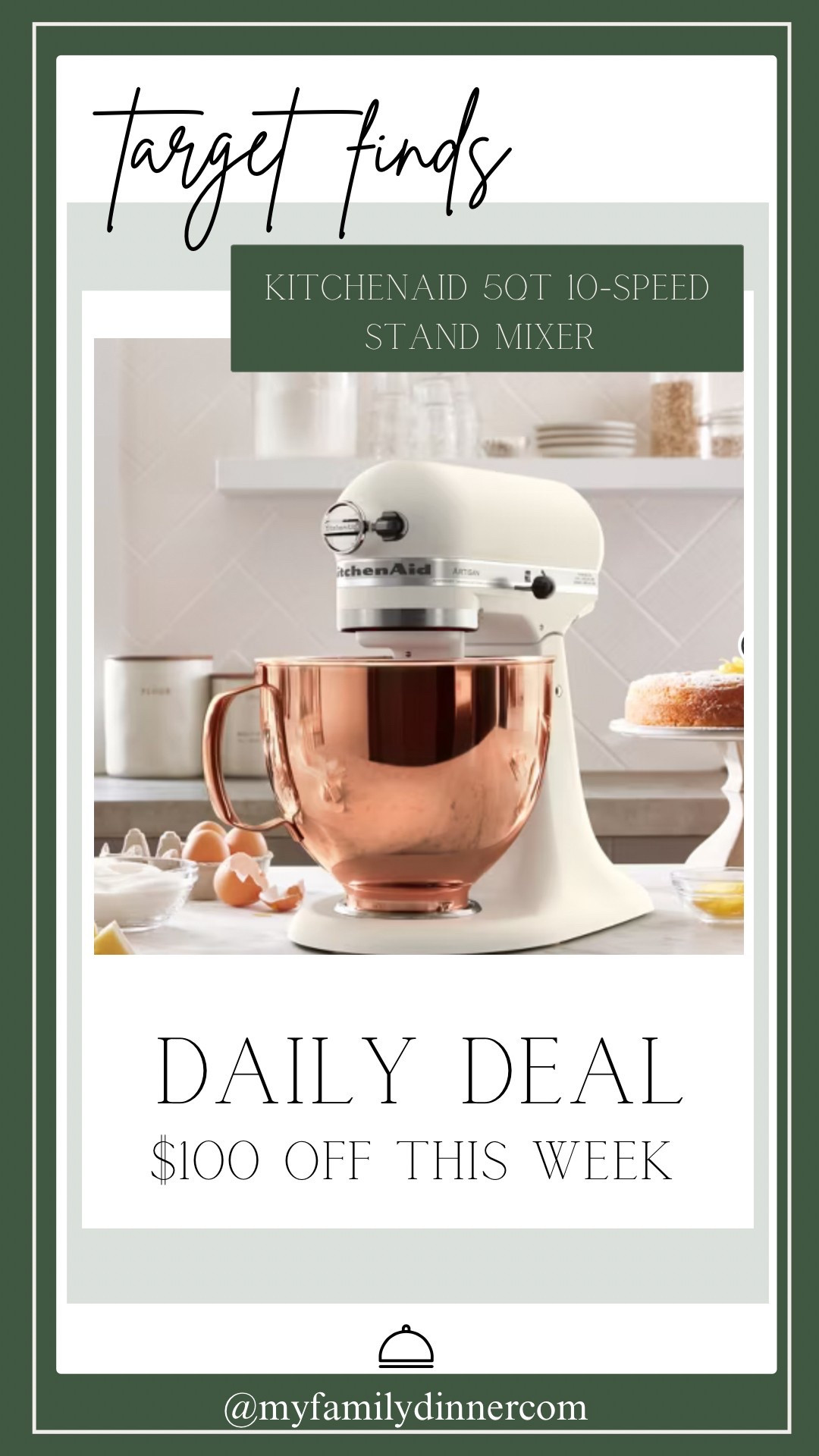 KitchenAid stand mixer from Hearth&Hand with Magnolia is on sale for $100 off this week at Target! 
We are loving this new color with the copper bowl! Perfect for your kitchen counter 

#LTKSaleAlert #LTKStyleTip #LTKHome