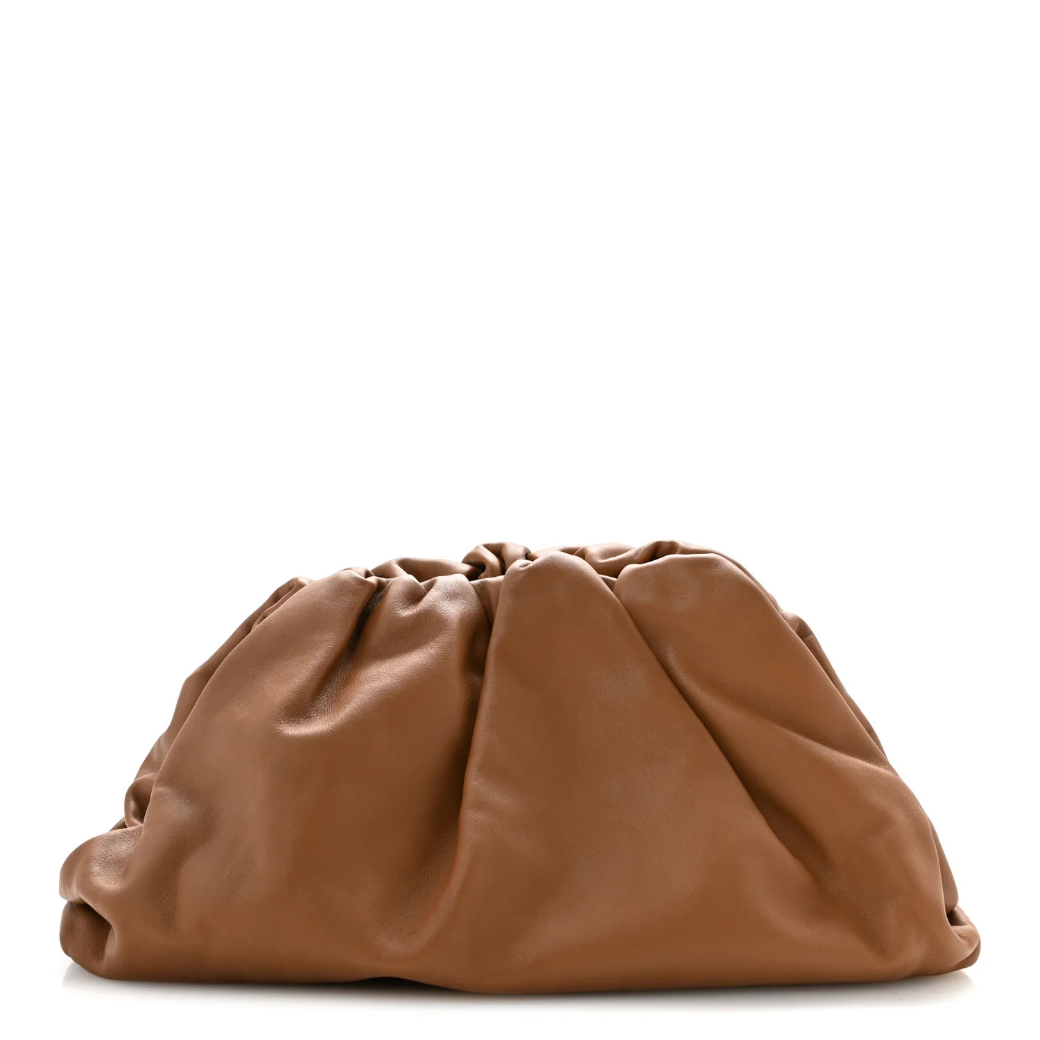 Smooth Butter Calf The Pouch Oversized Clutch Cammello | FASHIONPHILE (US)