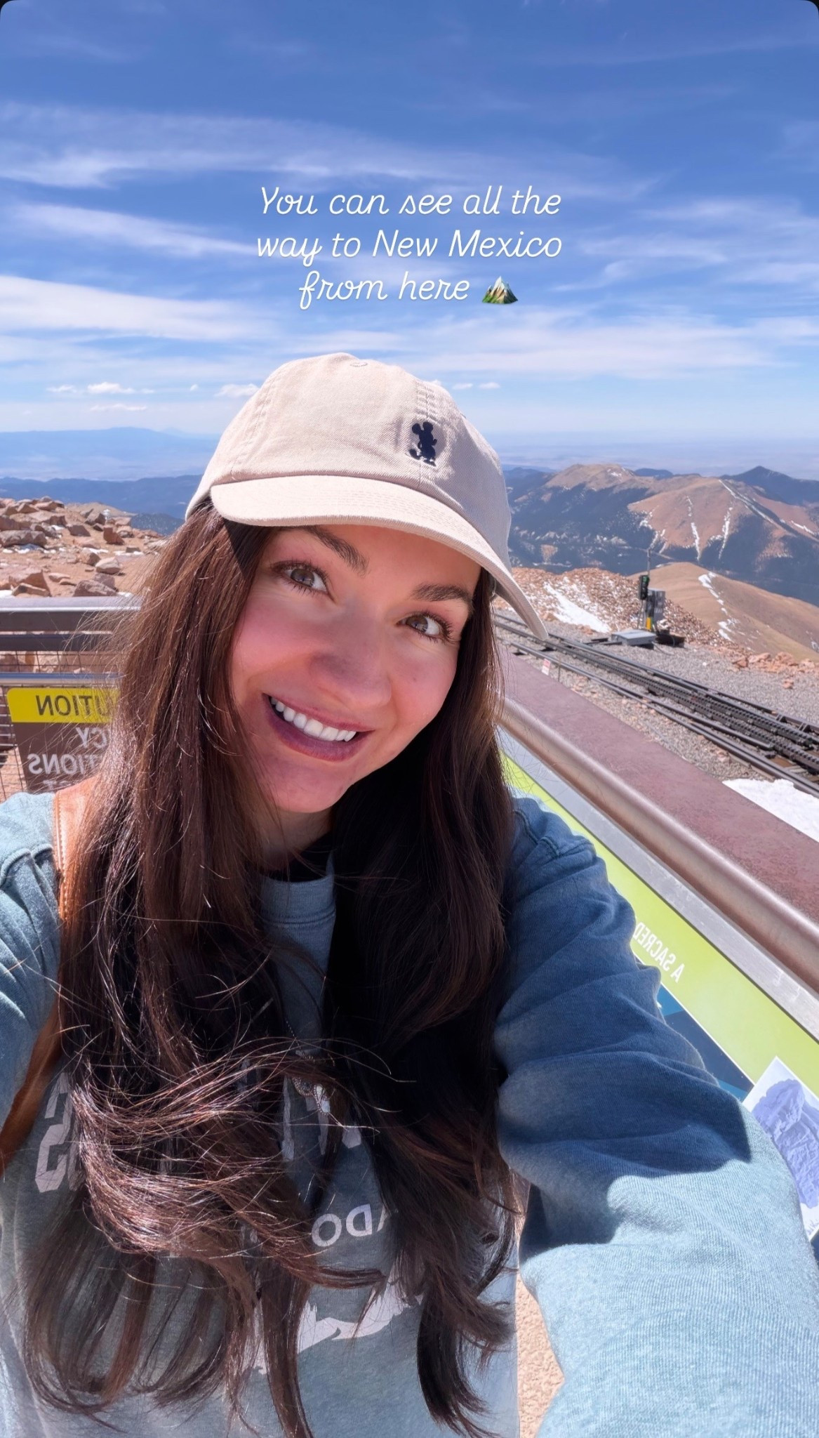Took the Mickey Disney hat with me to pikes peak 😂

#LTKTravel #LTKootd