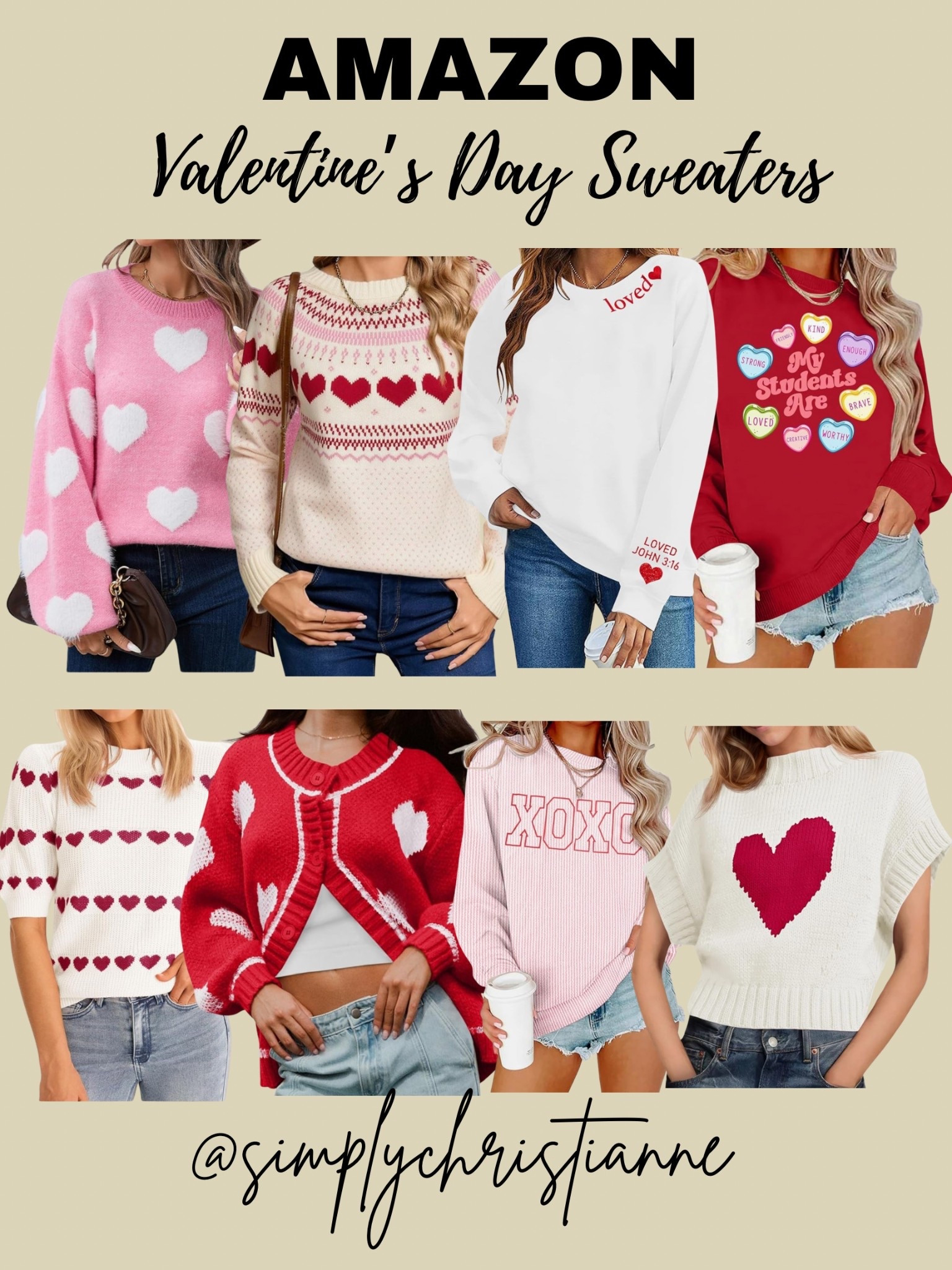Valentine’s day sweater, azon Fashion 

#LTKgrwm #LTKootd #LTKValentine