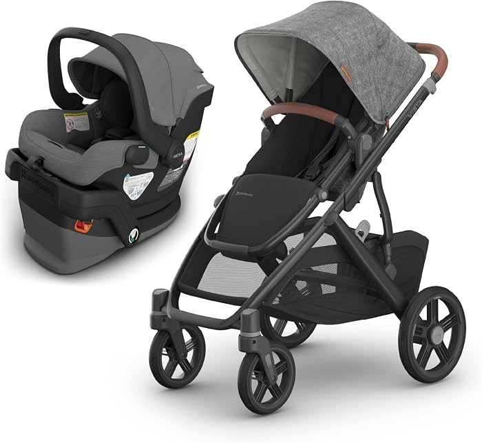 UPPAbaby Vista V3 Stroller + Mesa V3 Car Seat Travel System Combo – Toddler Seat, Bumper Bar, B... | Amazon (US)