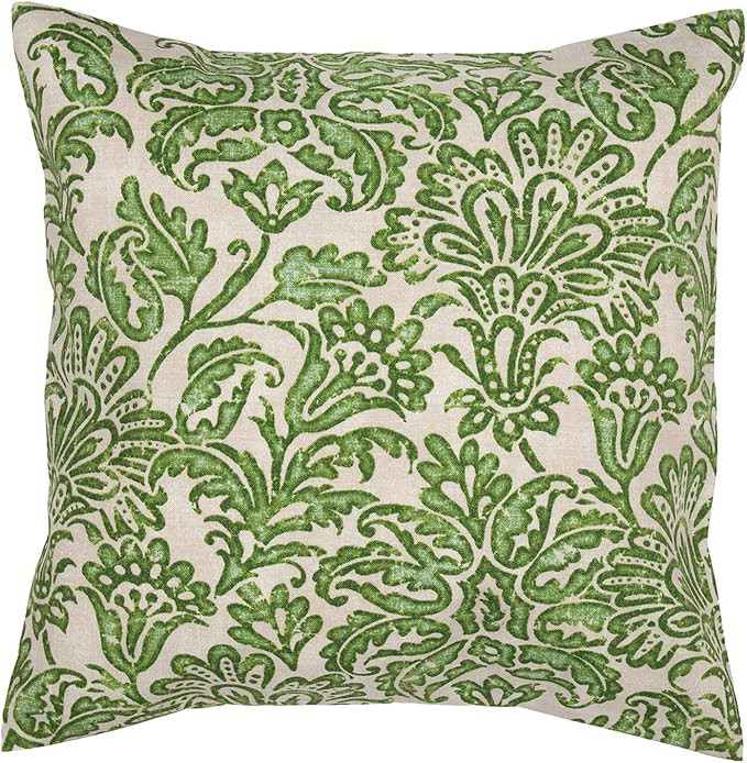 Outdoor Pillows for Patio Furniture Made of Tommy Bahama Fabric Green Batik ONE Pillow Cover 18" ... | Amazon (US)