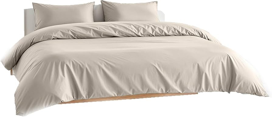 Italic Luxe 100% Australian Cotton Bedding Bundle – Sand Color, Full Size – 400 Thread Count ... | Amazon (US)
