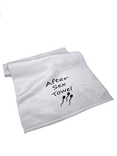 After Sex Towel Funny Anniversary Birthday Valentine's Day Gift for Him 11x18" | Amazon (US)