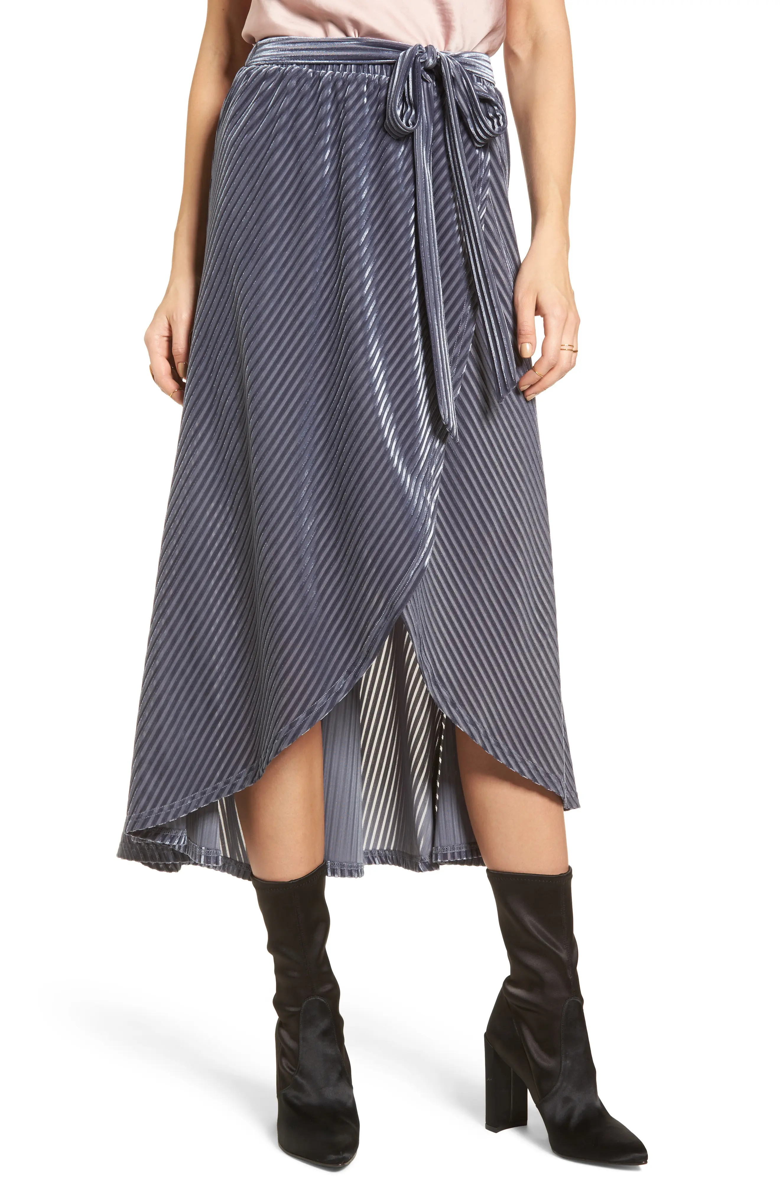 Velvet Wrap Skirt | Nordstrom