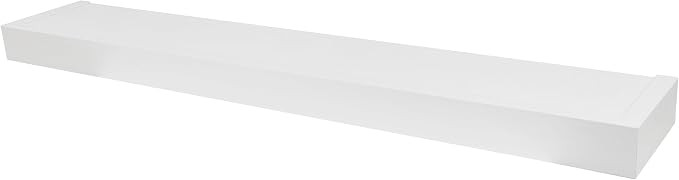 HIGH & MIGHTY 515613 Modern 36" Floating Shelf Holds up to 25lbs, Easy Tool-Free Dry Wall Install... | Amazon (US)