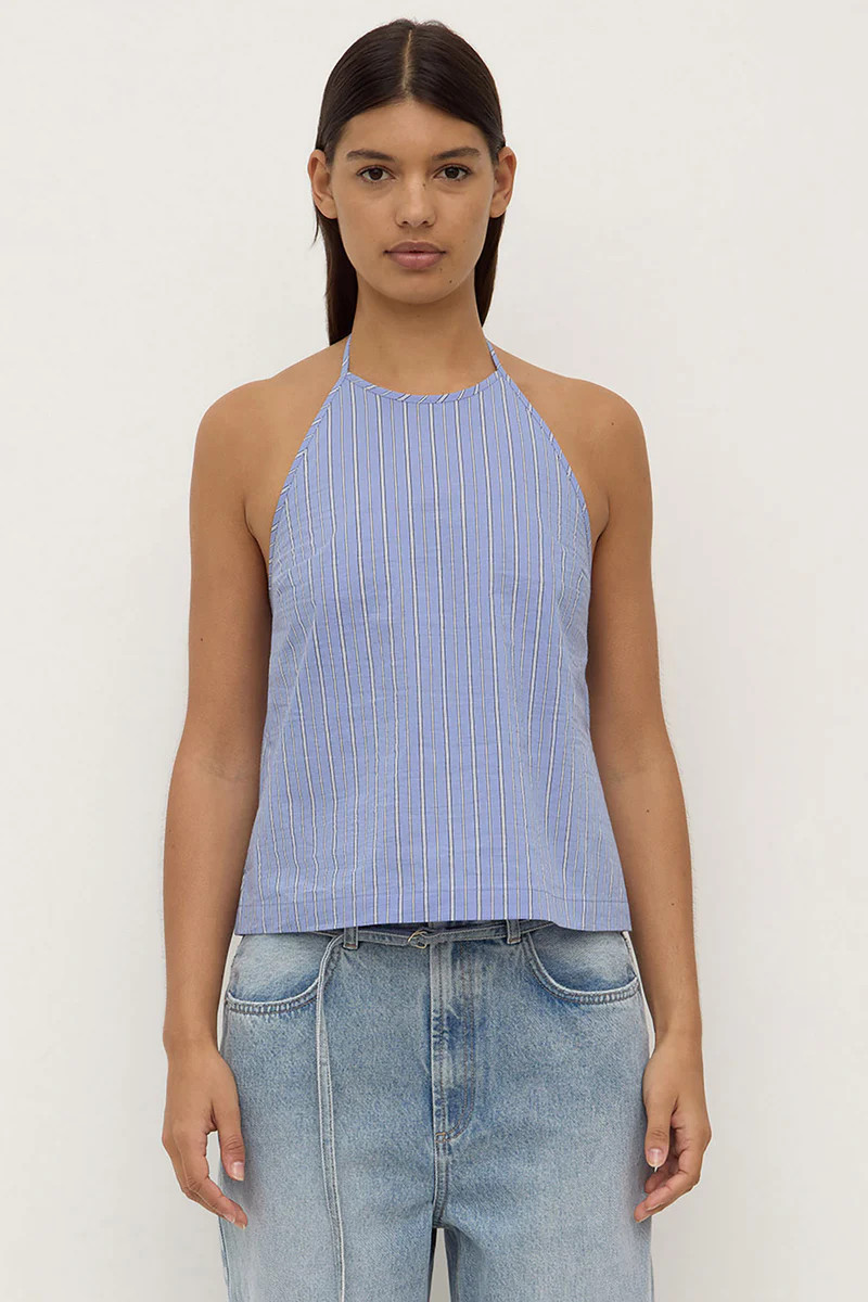 Erina Stripe Halter Top | Assembly Label (AU)