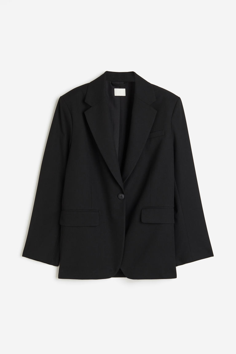 H & M - Oversized blazer - Black | H&M (US + CA)