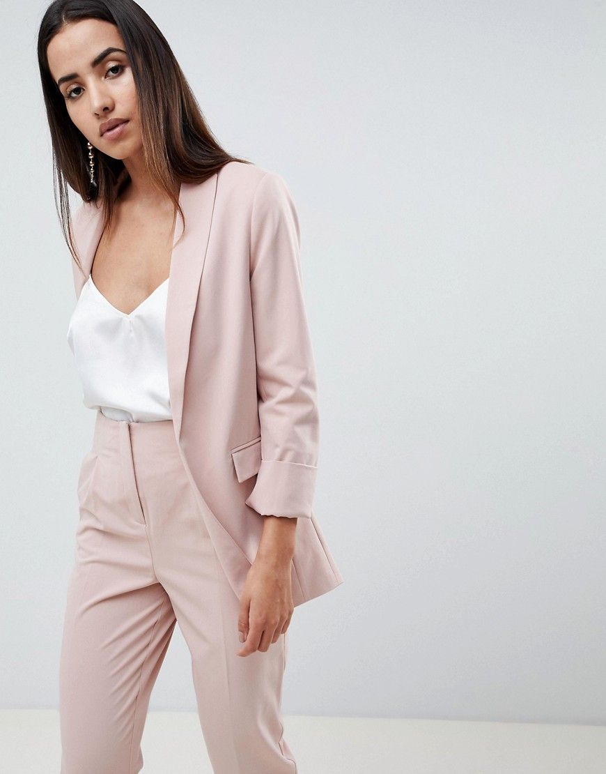 ASOS DESIGN mix & match tailored blazer - Pink | ASOS US