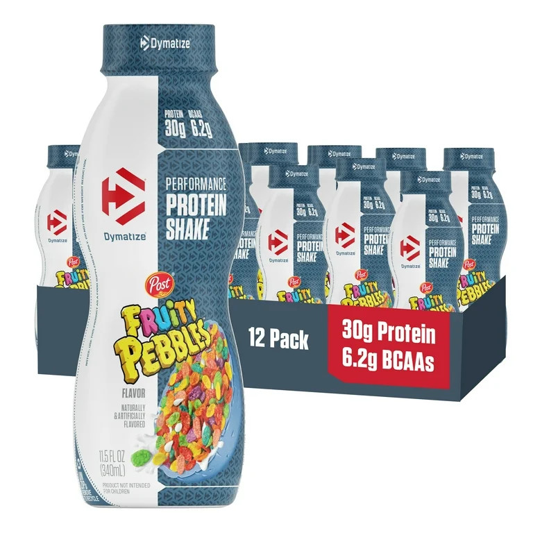 Dymatize Performance Protein Shake, Fruity Pebbles, 30g Protein, 12 Count | Walmart (US)