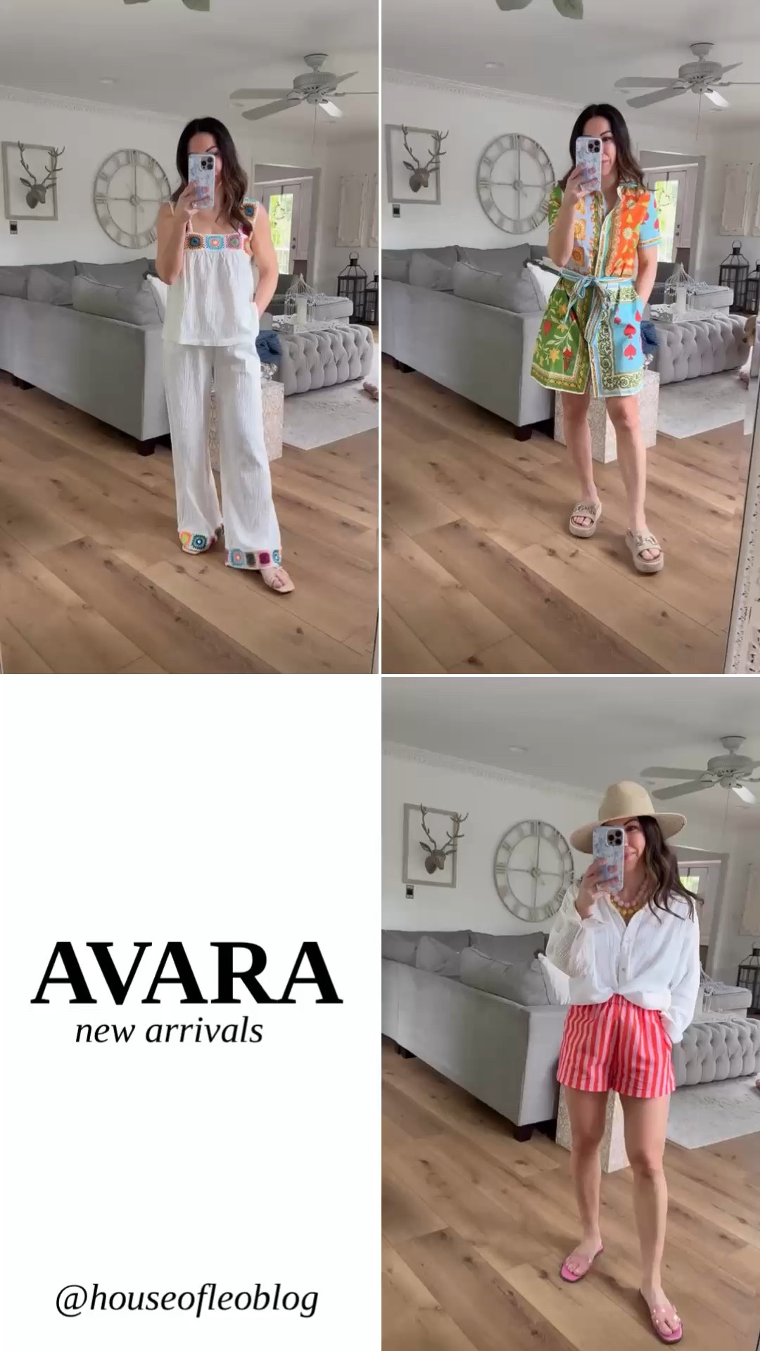 Avara new arrivals. Shorts small. Dress XS. White pants small. White tank XS.

#LTKPetite #LTKOver40