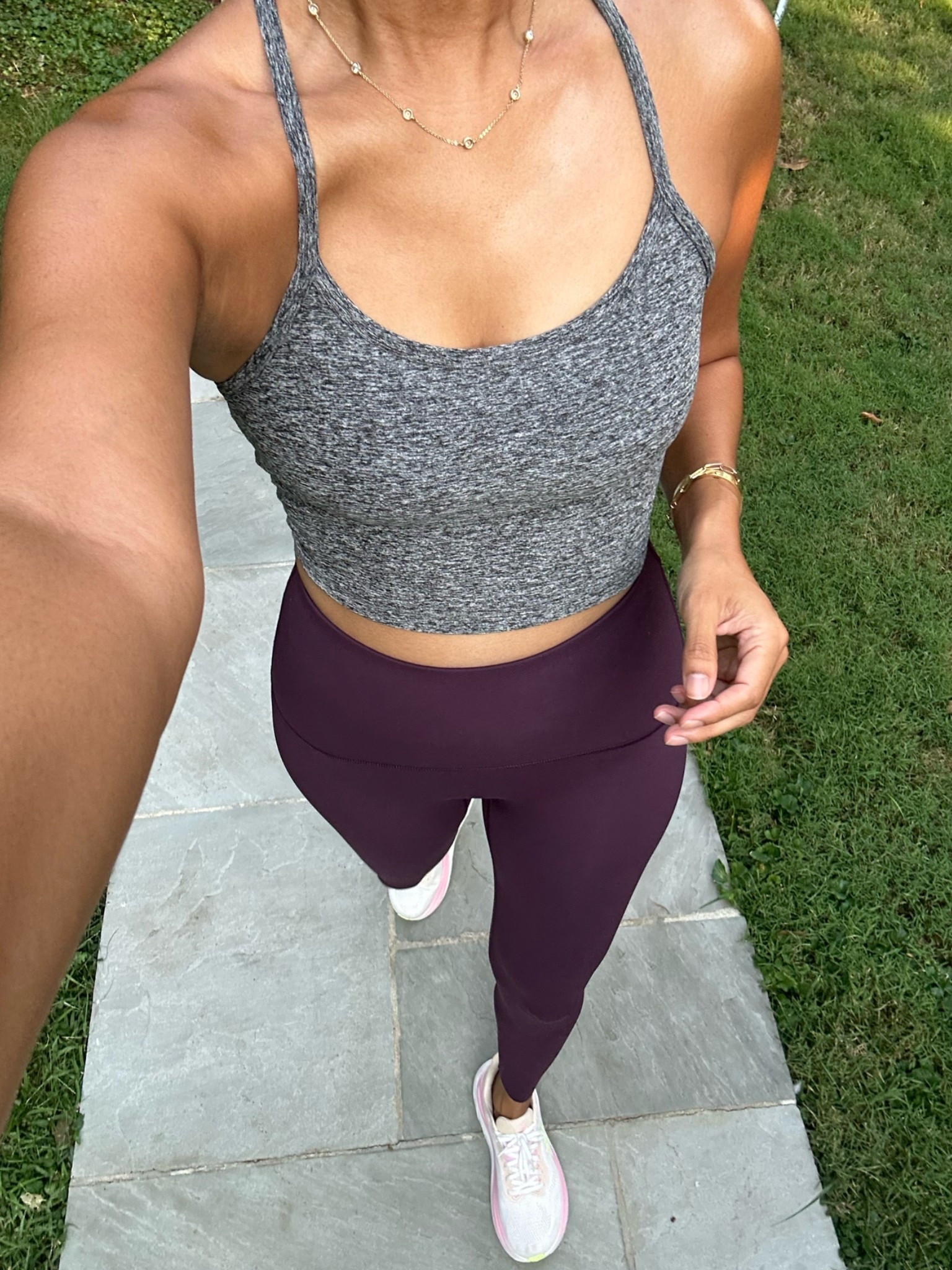 Top - XS 
Leggings - Small

#LTKdayinmylife #LTKfitnessgoals #LTKmorningroutine