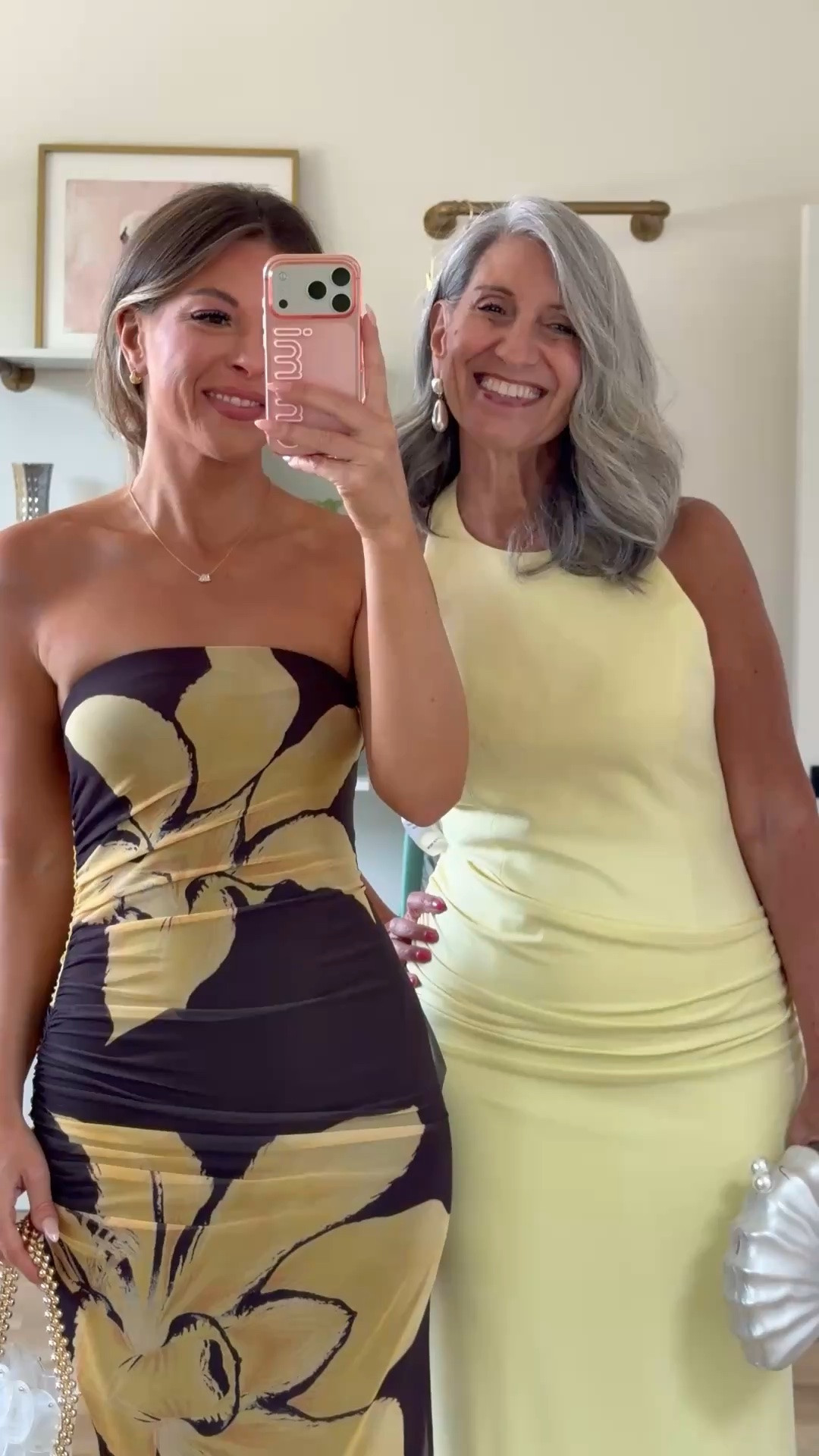 mom & me wedding guest looks floral strapless maxi, elegant pale yellow ruched gown, perfect for black tie or cocktail attire! 💍🍸

i’m 5’4” and typically wear size small/2


electric picks code: emerson20
VICI code: emerson30

#LTKgrwm #LTKSeasonal #LTKWedding