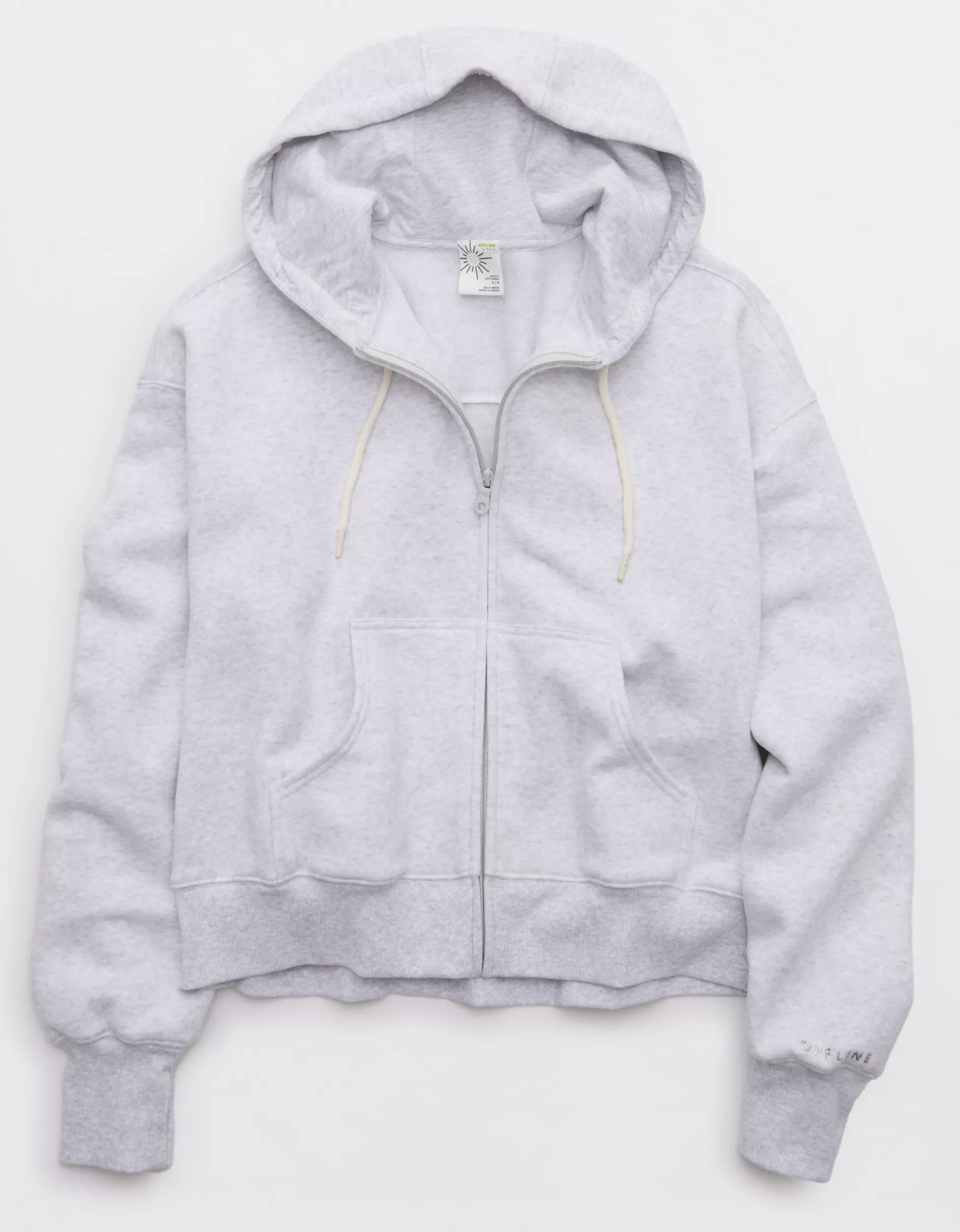 OFFLINE By Aerie Cloud Fleece Classic Full Zip Sweatshirt | Aerie