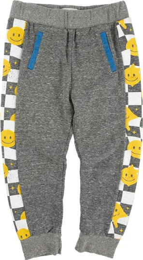 Miki Miette Kids' Pau Smiley Stripe Joggers | Nordstrom | Nordstrom
