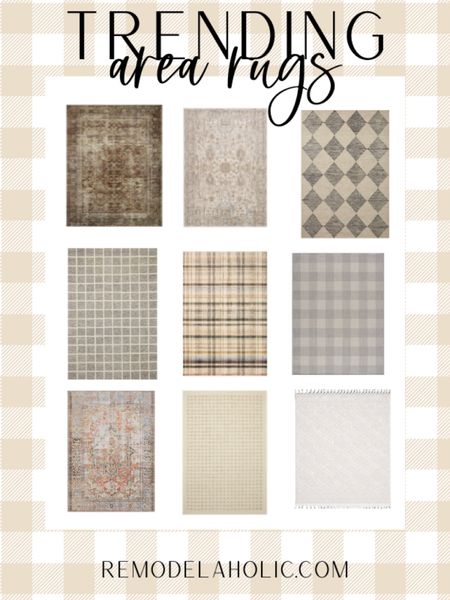 Trending Area Rugs! Area rugs are the perfect way to transform your space! These are all available to ship directly to you from Wayfair!

Wayfair home, home decor, area rugs, home refresh, family home, trending home 



#LTKstyletip #LTKFind #LTKhome