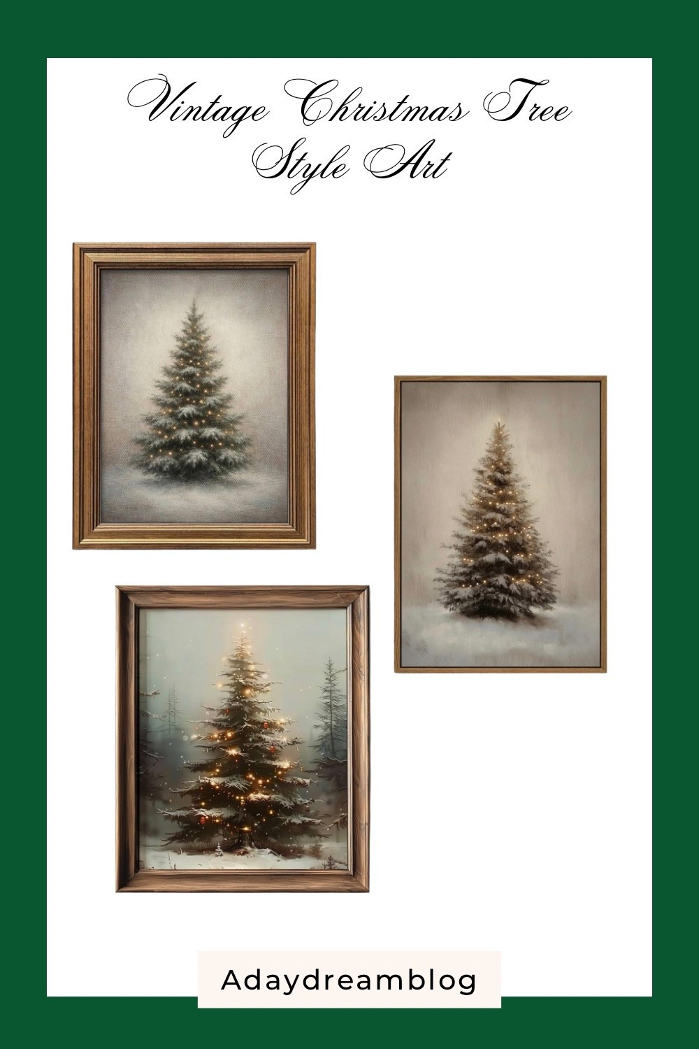 Vintage style Christmas Tree Art

#LTKSeasonal #LTKHoliday #LTKHome