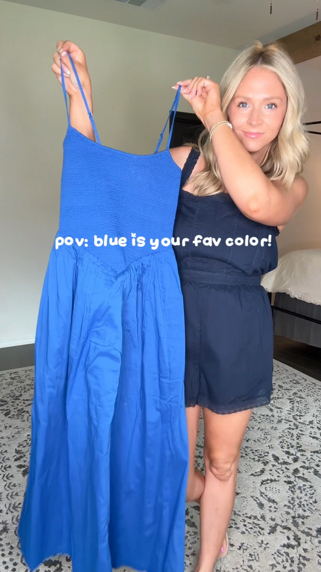 Blue is my color! How cute is this dress from Abercrombie?! Wearing a size small 💙

#LTKootd