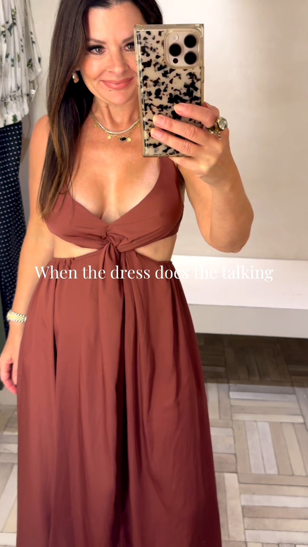 Anthropologie vacation dress you need!!! So soft and comfortable. XS. I’m 5’2 114

#LTKootd