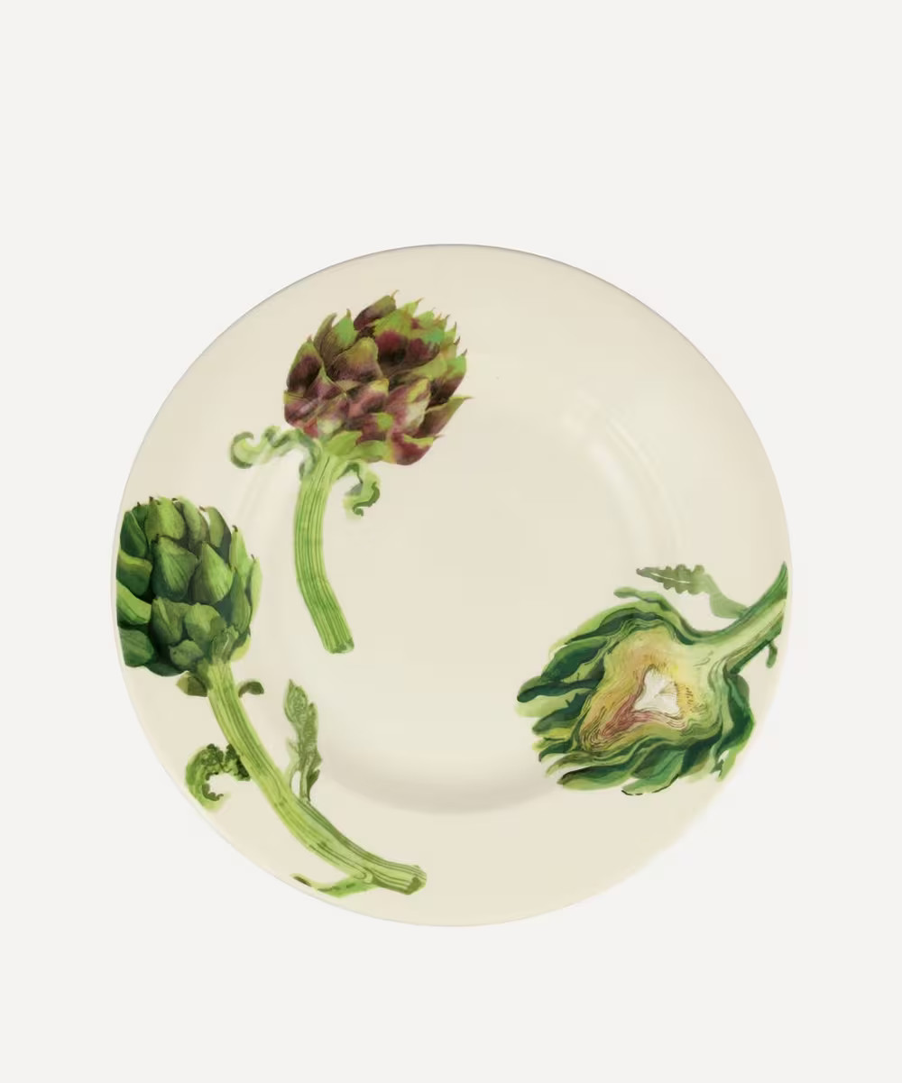 Vegetable Garden Artichoke 10.5-Inch Plate | Liberty London (UK)