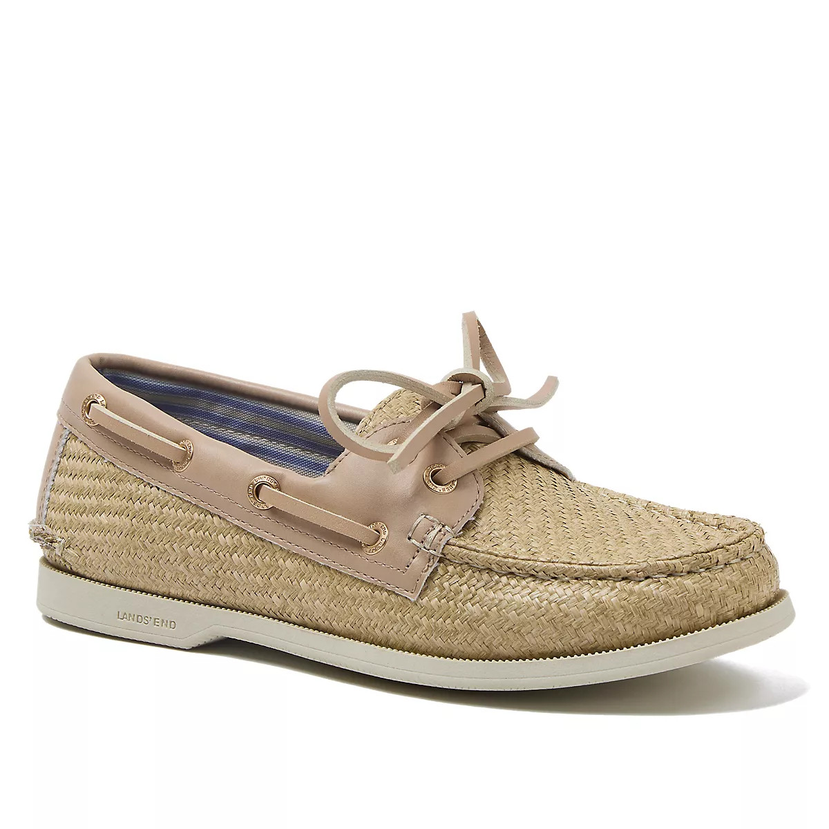 Women's Seaport Woven Boat Shoes | Lands' End (US)