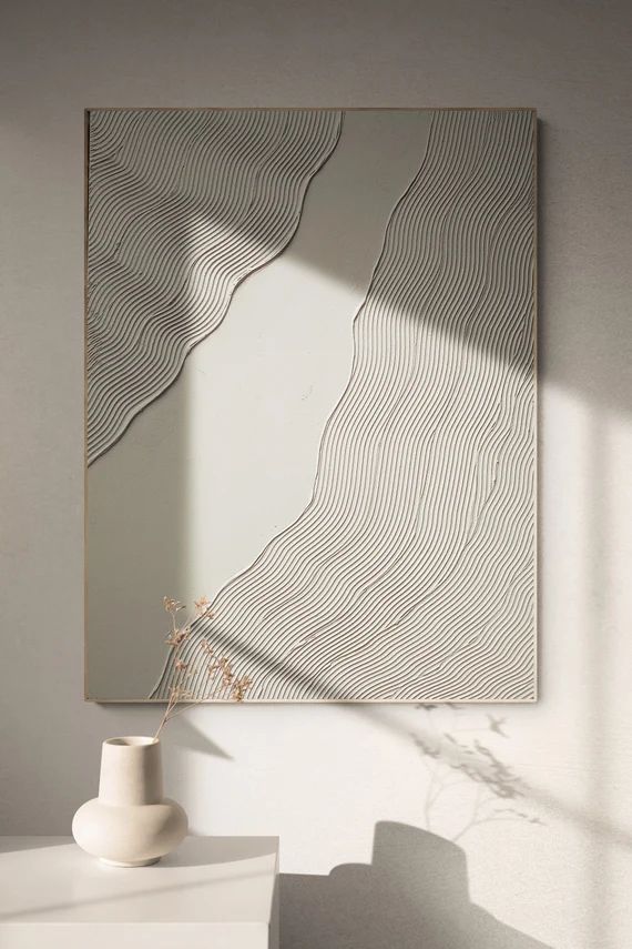 Textured minimalist canvas art | custom art | home decor | Minimalist home | Wall Art | contempor... | Etsy (CAD)