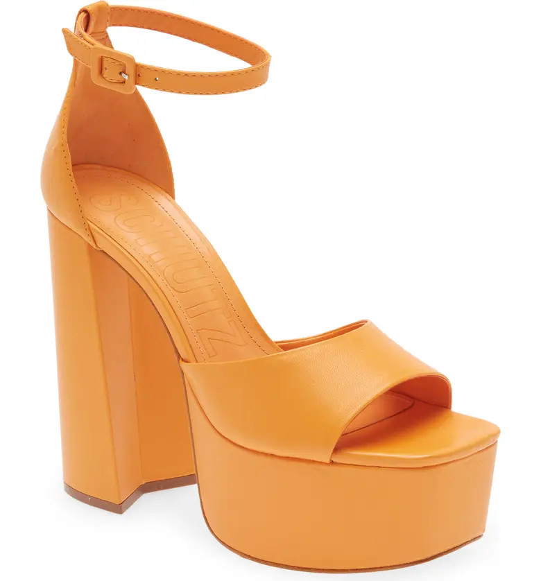 Schutz Lenne Ankle Strap Platform Sandal | Nordstrom | Nordstrom
