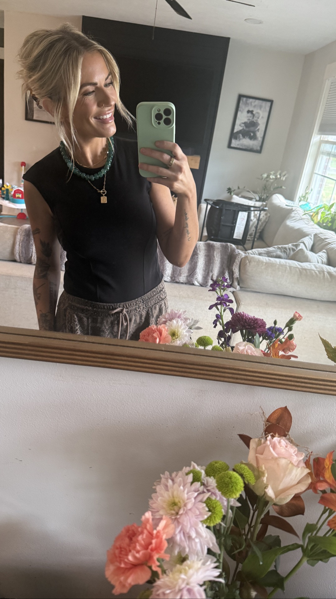 This active wear top from #avia is at #walmart!!!! Seriously can’t even tell it’s active wear. It looks so flattering on, and has the most beautiful details. Also, once again wearing these viral #scubaknit joggers from Walmart, wearing a size small in both. Add a cute hair clip and jewelry, and you look like a million bucks!!

#LTKdayinmylife #LTKgrwm #LTKootd