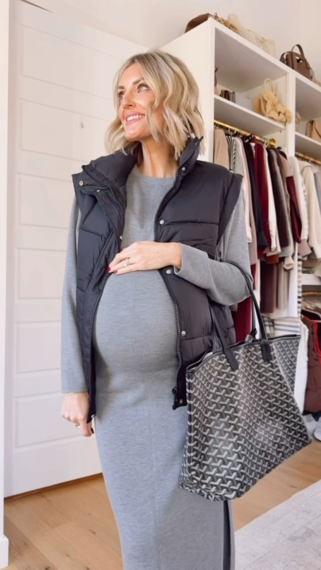 I styled the black puffer vest over another sweater dress I’ve been loving! A super comfortable look, but it still looks elevated! Wearing XS in vest & S in dress! 

Loverly Grey, winter fashion, winter outfit ideas, Amazon find, black puffer vest, grey maxi dresss

#LTKGiftGuide #LTKBump #LTKHoliday