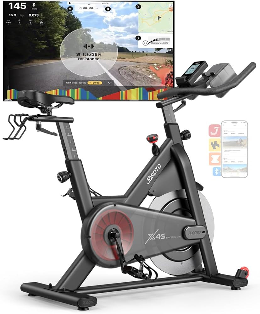 JOROTO Exercise Bike, Magnetic Stationary Bikes for Home | Amazon (US)