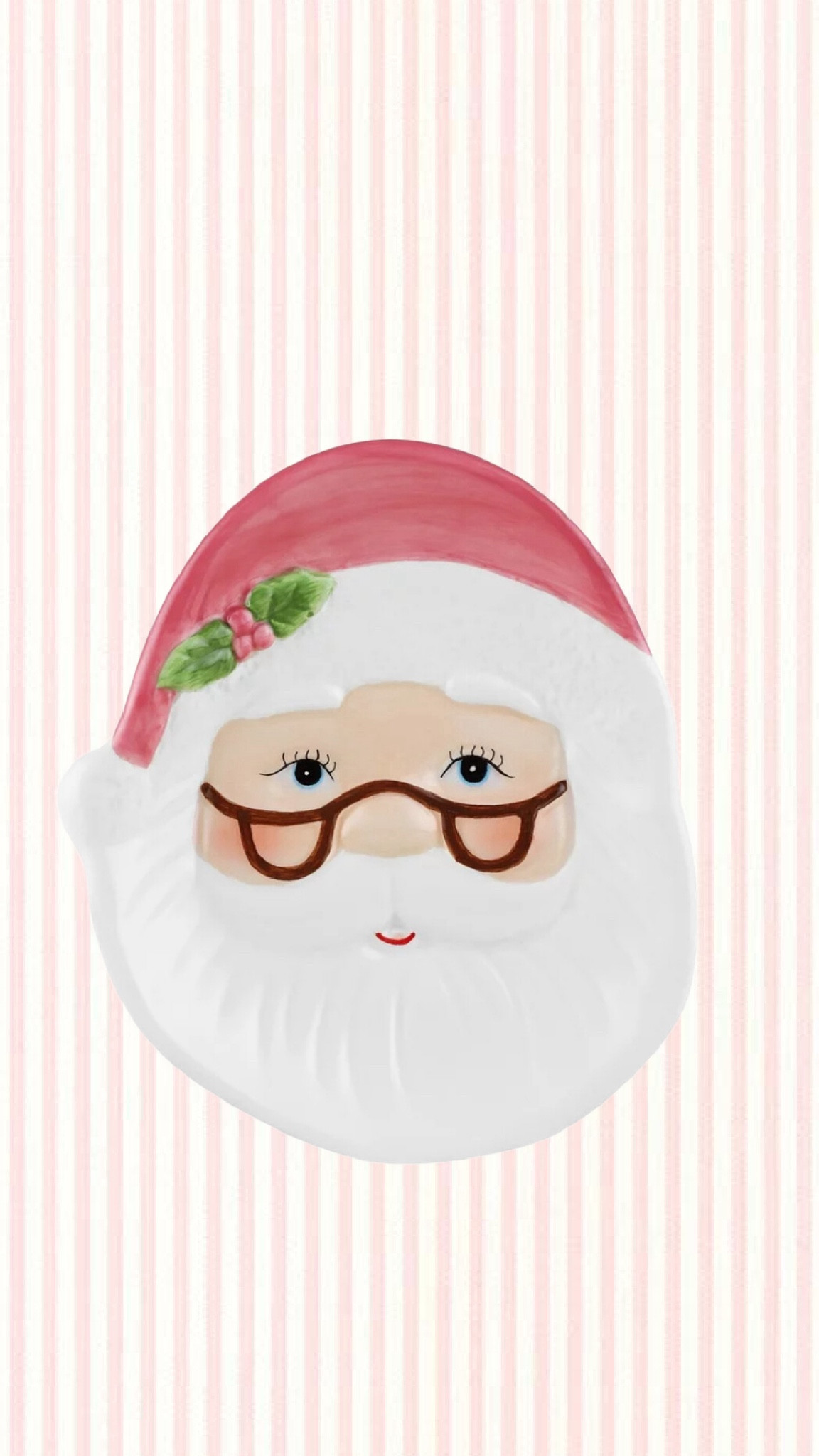 Walmart Santa plate! #santa 

#LTKHoliday