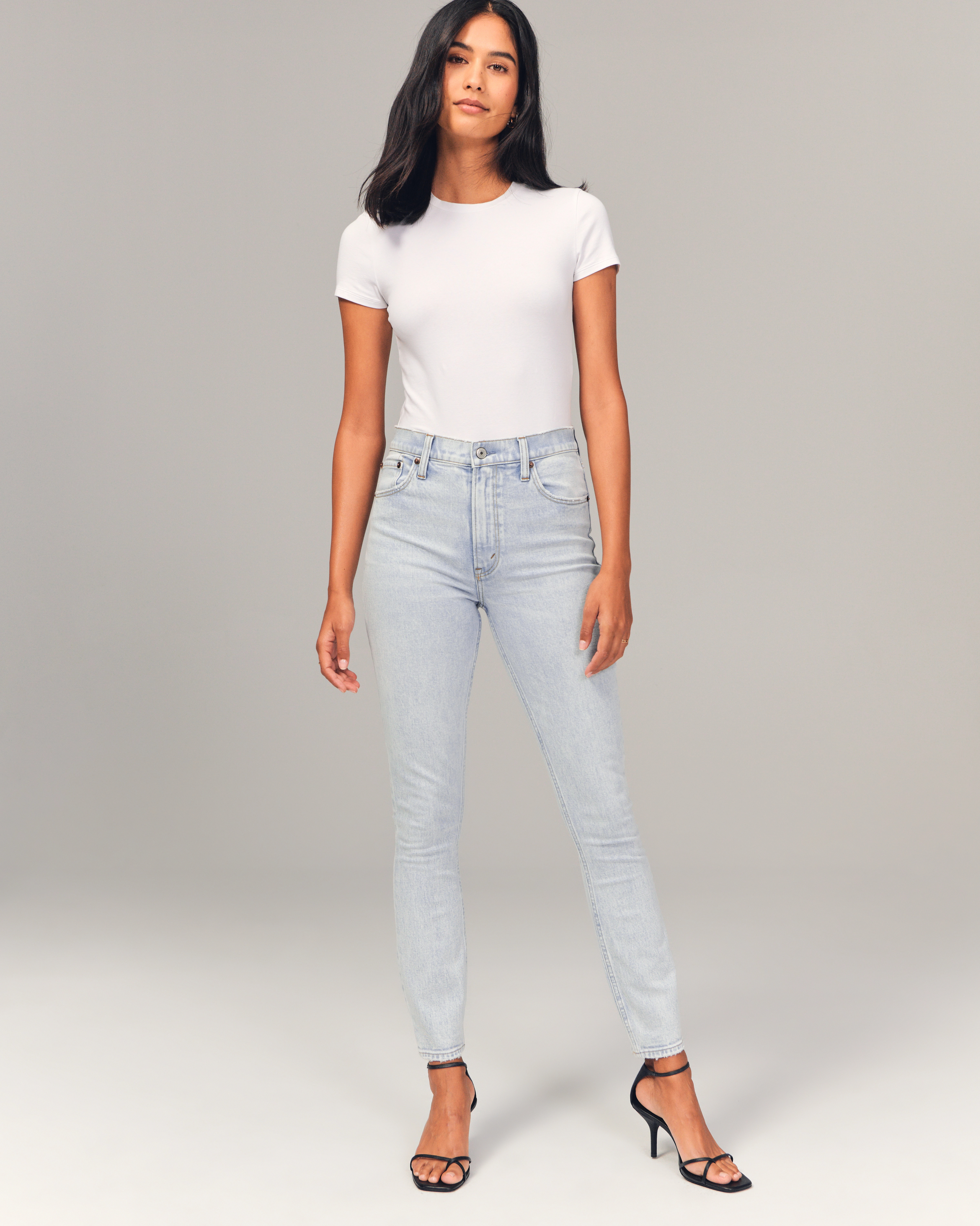 High Rise Skinny Jean | Abercrombie & Fitch (US)