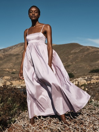 Ariella Taffeta Maxi Dress | Banana Republic (US)