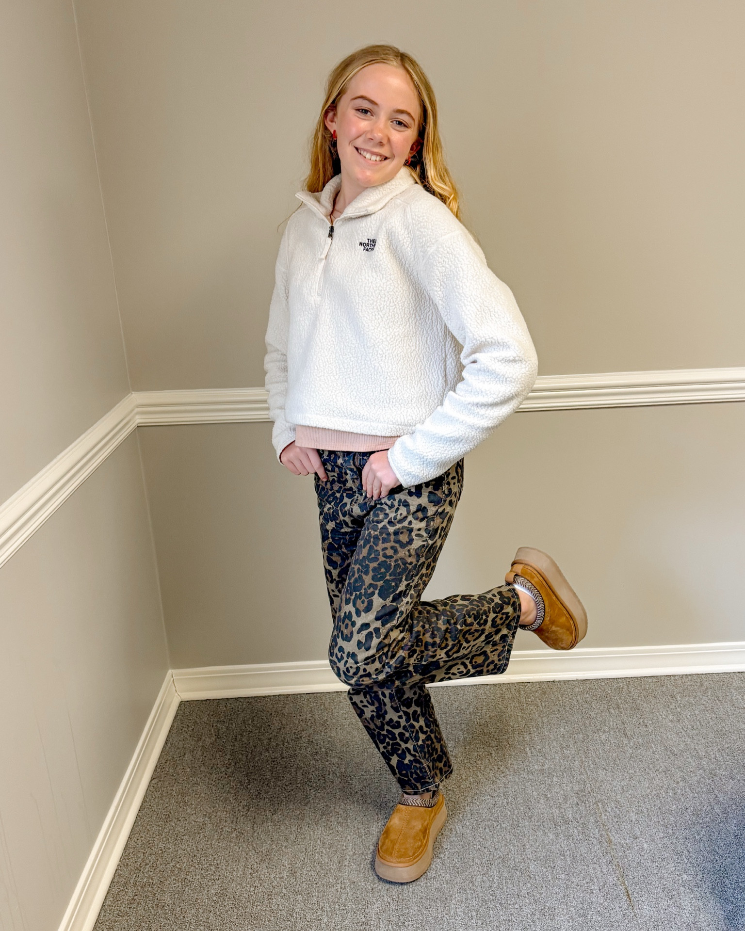 She loves a leopard denim 🐆 as much as her mama… 

Tween Style | HOC Autumn | Pre-Teen | Animal Print Jeans | Leopard Pants | Noth Face | Ugg Dupe 

#LTKFindsUnder50 #LTKStyleTip #LTKKids