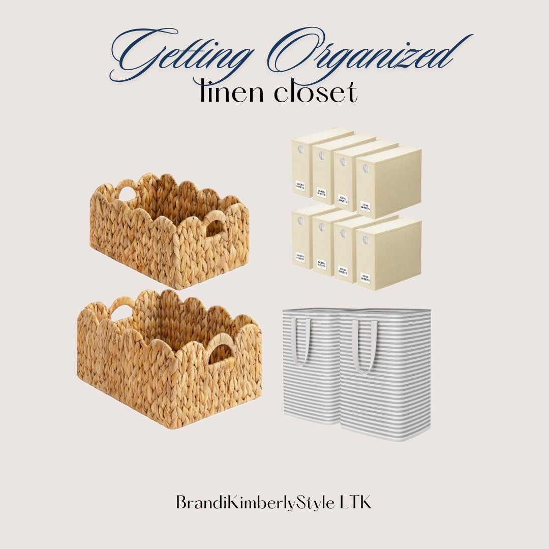 Starting 2026 organized! An individual look at all the items I used to organize my linen closet for the new year. 

#LTKHome #LTKSeasonal #LTKstorytime